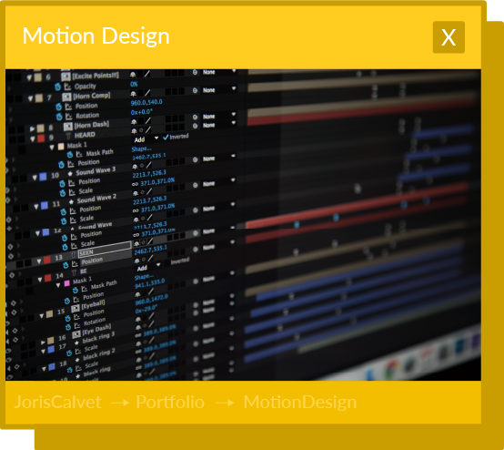 Ceci est une fenêtre windows avec une image venant d'After Effects